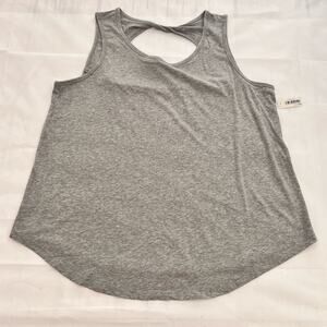 Core 10  Women Soft Cotton Open Back Sleeveless Yoga Tank 2XL